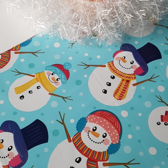 🎅🏼25 pcs Snowman Poly Mailers 10"x13" inch - Picture 4 of 4